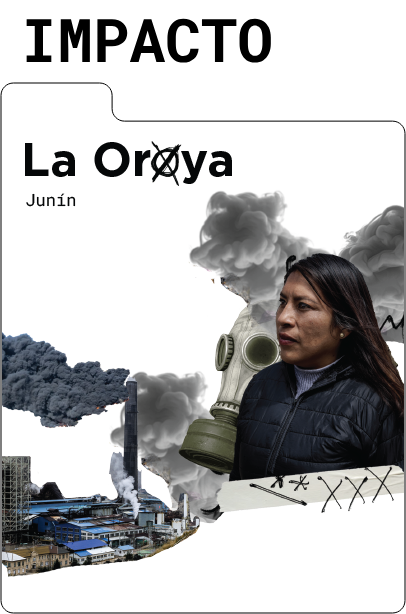 <ul><li>Hasta el 2012, el 99% de los niños y el 97% de los adultos en La Oroya tenían niveles elevados de plomo en la sangre. </li><li>La contaminación del aire en La Oroya ha superado hasta 10 veces los límites máximos permitidos para plomo, cadmio y arsénico. </li><li>La Corte Interamericana de Derechos Humanos (CIDH) ha responsabilizado al Estado peruano por la contaminación en La Oroya.</li></ul>